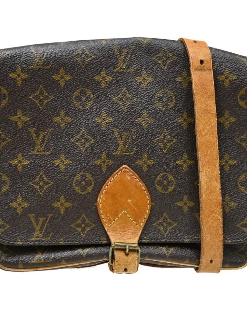 LOUIS VUITTON CARTOUCHIERE GM SHOULDER BAG MONOGRAM